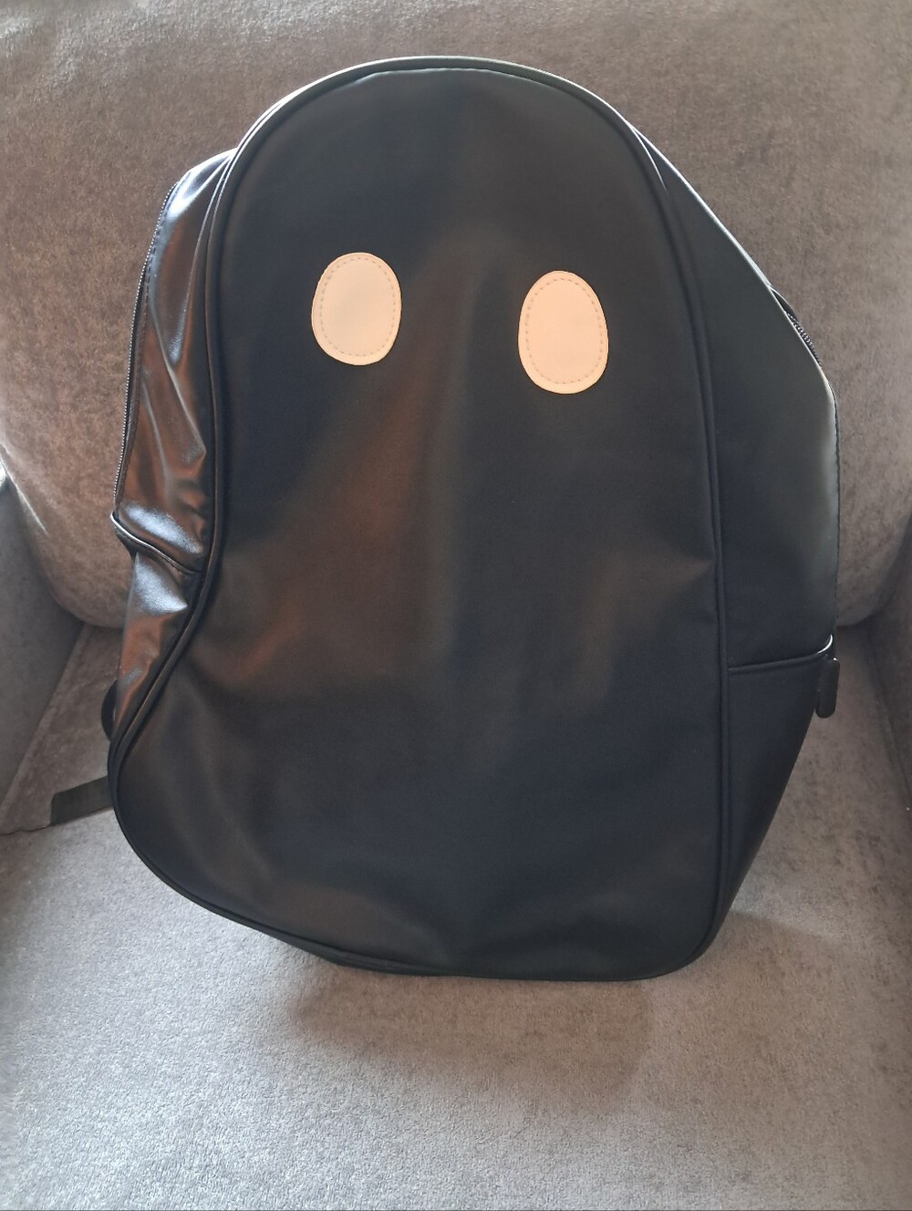Novelty Faux Leather Ghost Backpack